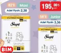 SLEEPY EXTRA BEBEK BEZİ SLEEPY EXTRA BEBEK BEZİ
